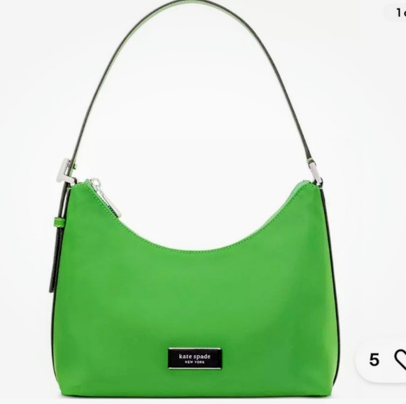 Kate Spade Sam Green Shoulder Bag Nylon - Picture 7 of 7